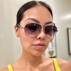 Tiffany & Co TF3034 Chain Lock Aviator Sunglasses